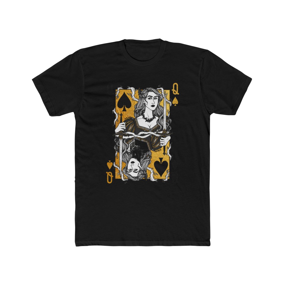 Jude, queen of spades T Shirt | The Cruel Prince / Holly Black - alternate angle 3, merchandise