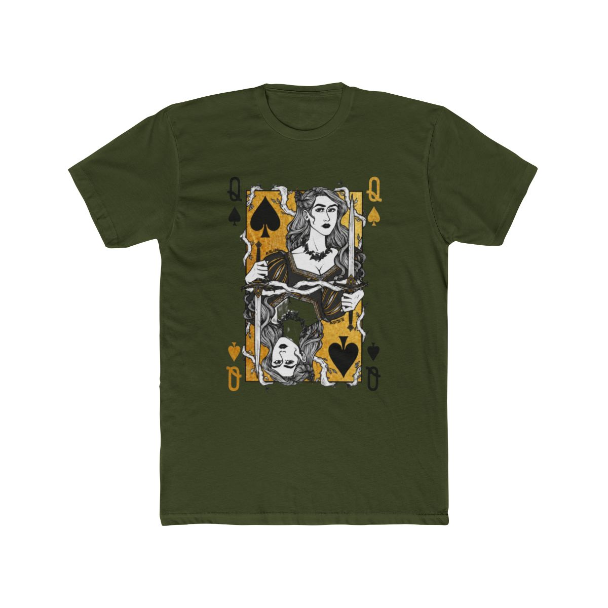 Jude, queen of spades T Shirt | The Cruel Prince / Holly Black - alternate angle 5, merchandise