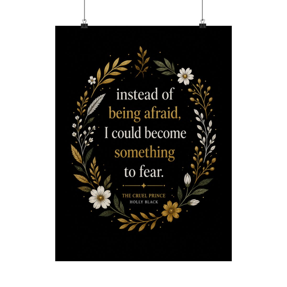 The Cruel Prince Quote Holly Black Posters and Art | The Cruel Prince / Holly Black - alternate angle 1, merchandise
