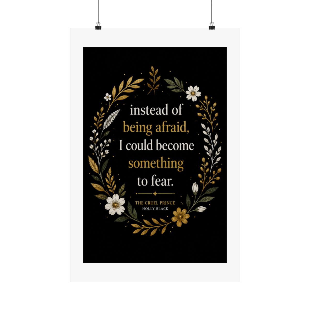 The Cruel Prince Quote Holly Black Posters and Art | The Cruel Prince / Holly Black