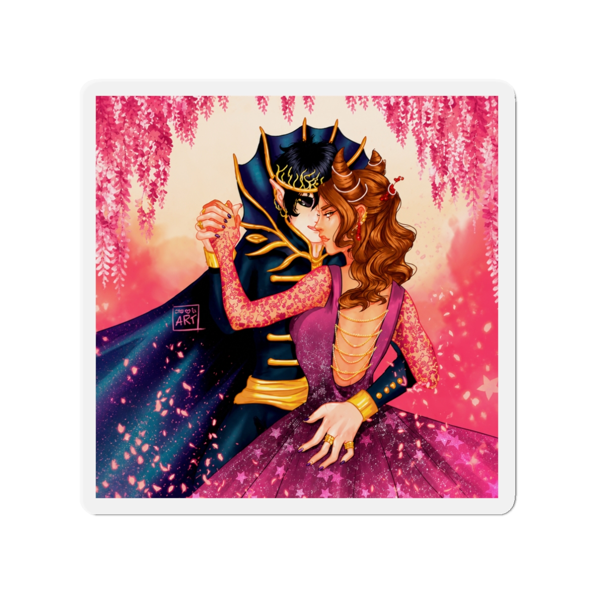 Jude & Cardan Magnet | The Cruel Prince / Holly Black - alternate angle 1, merchandise