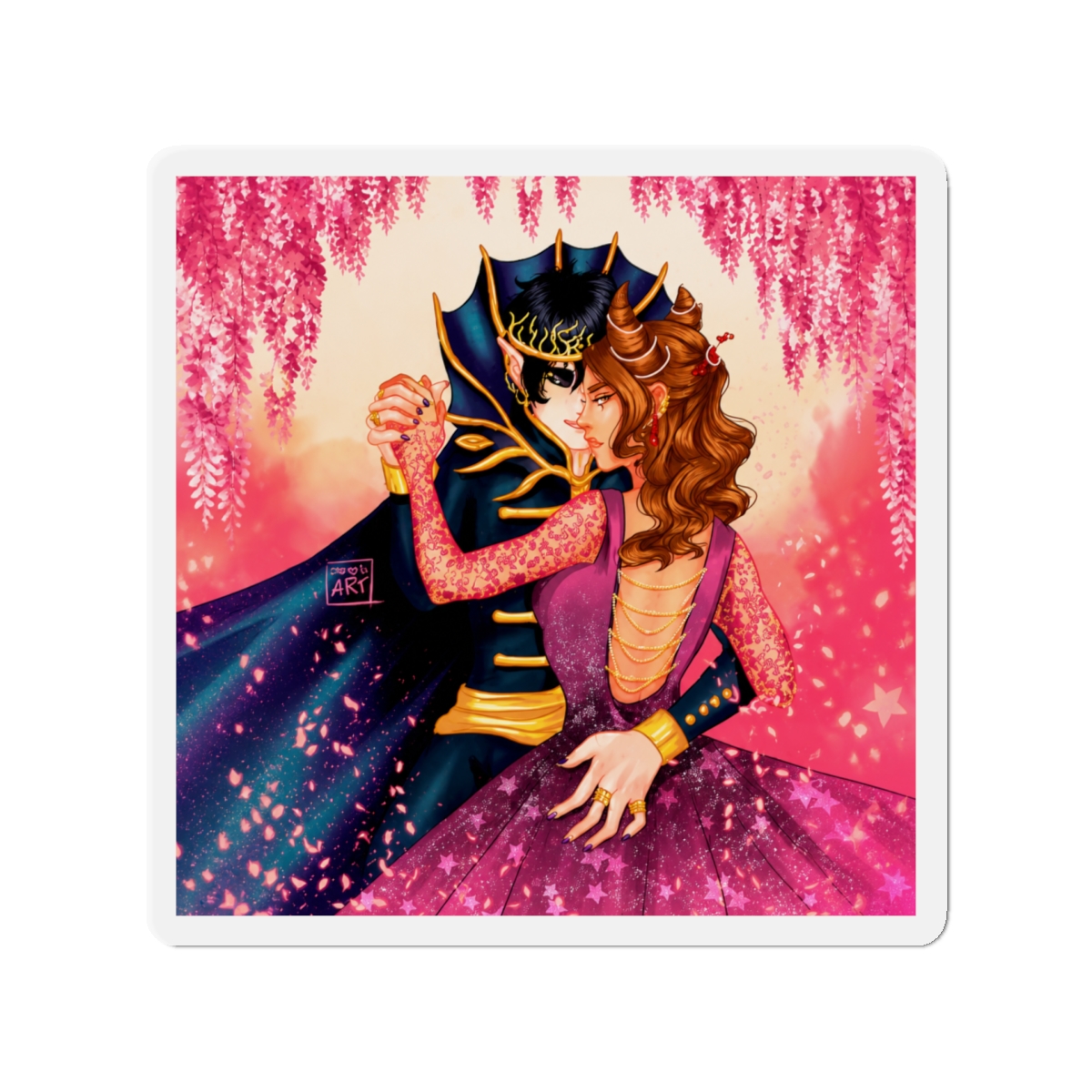 Jude & Cardan Magnet | The Cruel Prince / Holly Black - alternate angle 3, merchandise