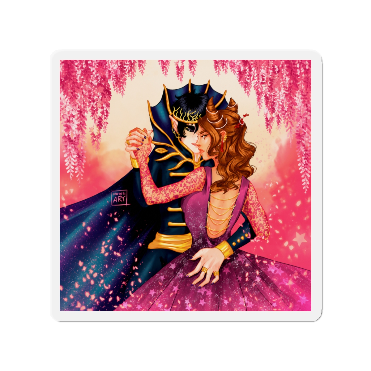 Jude & Cardan Magnet | The Cruel Prince / Holly Black - alternate angle 4, merchandise